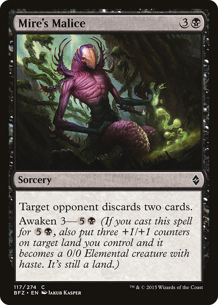Image of Mire's Malice (BFZ-117) - Battle for Zendikar