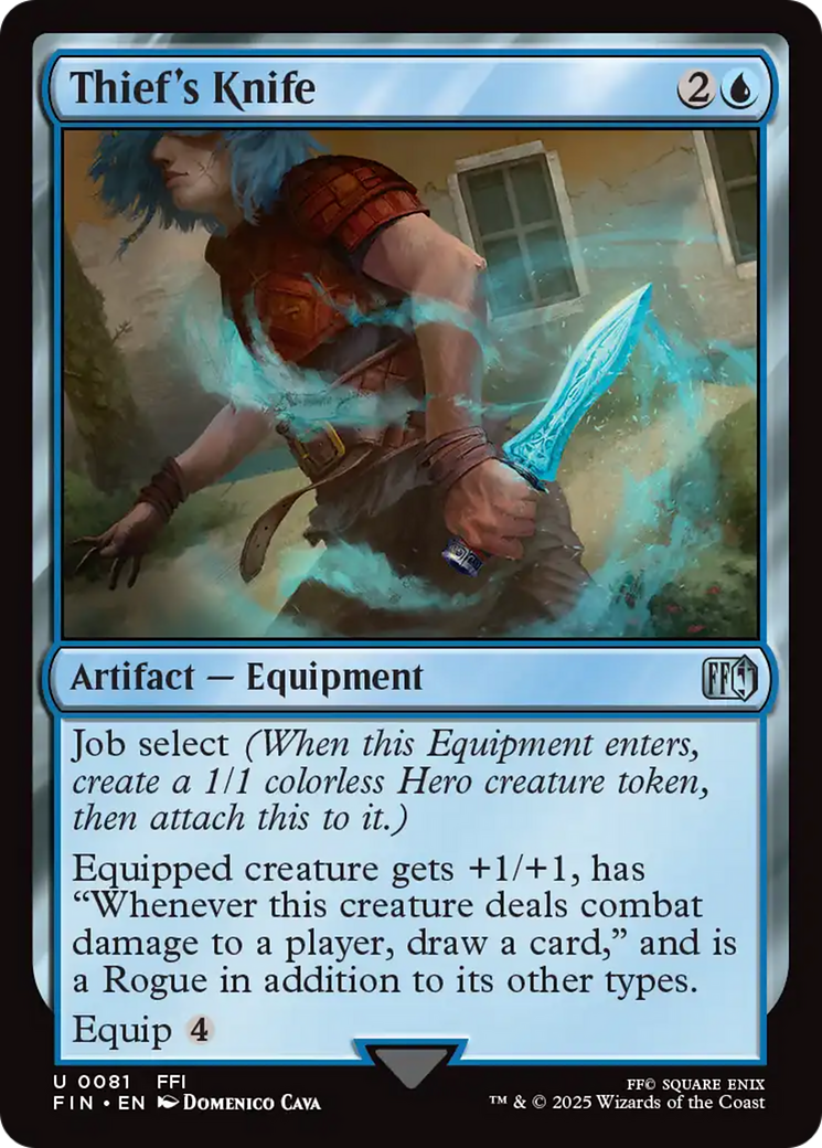 Image of Thief's Knife (FIN-081) - FINAL FANTASY Foil