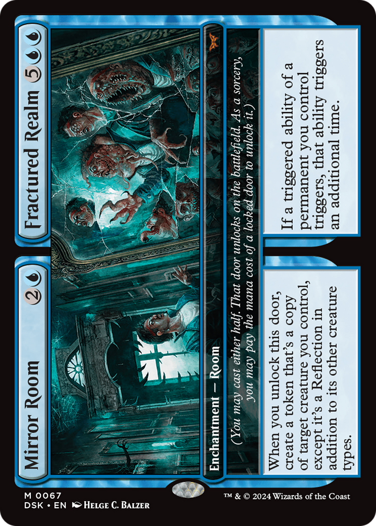 Image of Mirror Room // Fractured Realm (DSK-067) - Duskmourn: House of Horror Foil