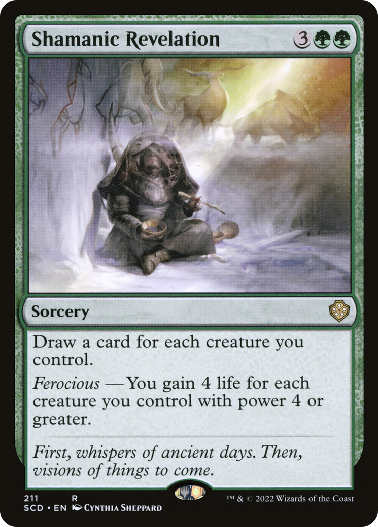 Image of Shamanic Revelation (SCD-211) - Starter Commander Decks