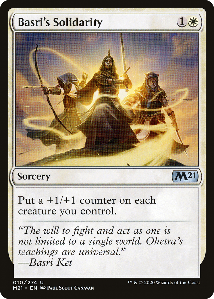 Image of Basri's Solidarity (M21-010) - Core Set 2021