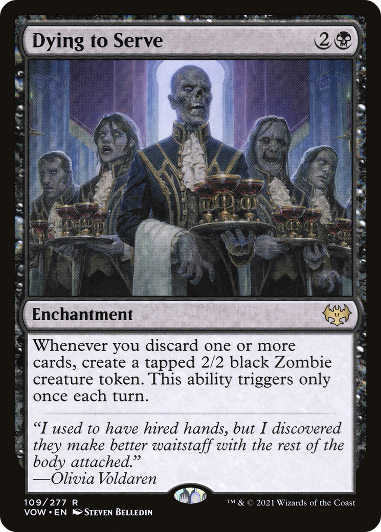 Image of Dying to Serve (VOW-109) - Innistrad: Crimson Vow