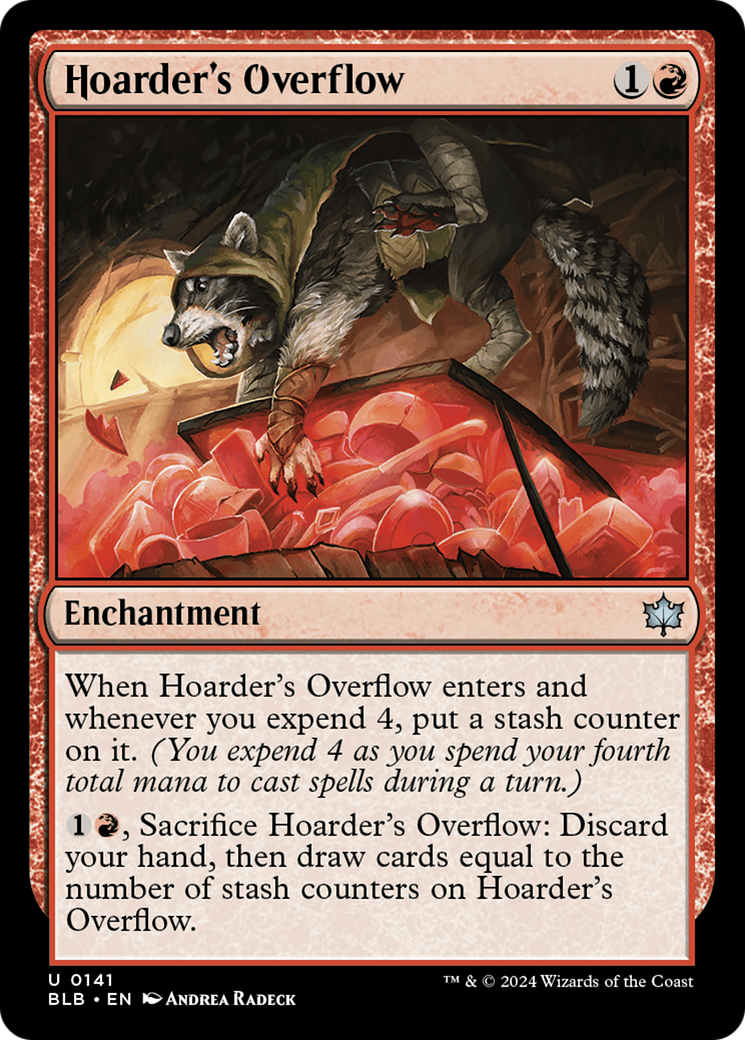 Image of Hoarder's Overflow (BLB-141) - Bloomburrow