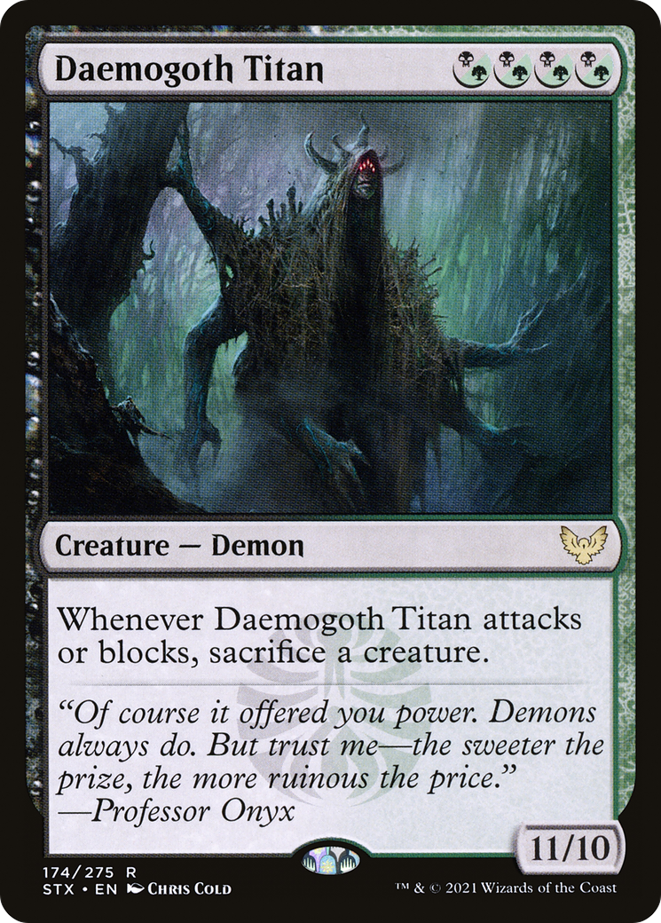 Image of Daemogoth Titan (STX-174) - Strixhaven: School of Mages Foil