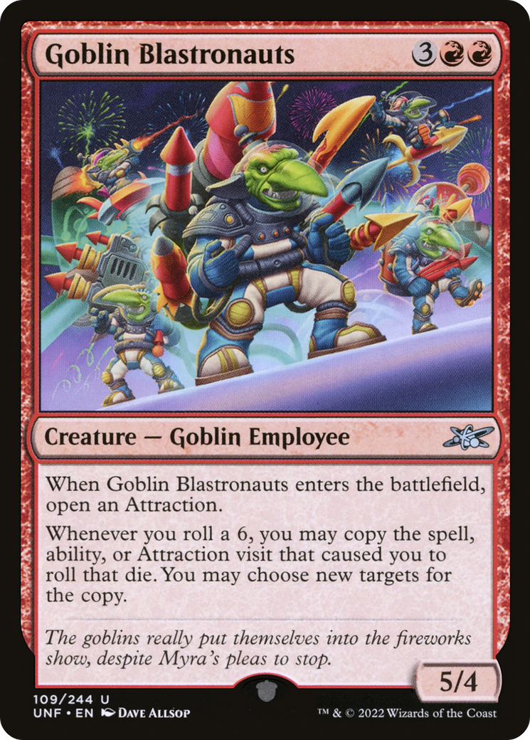 Image of Goblin Blastronauts (UNF-109) - Unfinity Foil