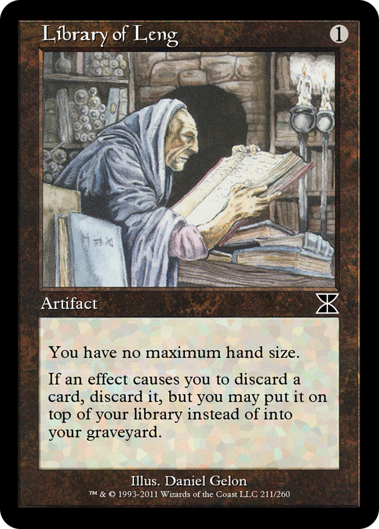 Image of Library of Leng (ME4-211) - Masters Edition IV Foil