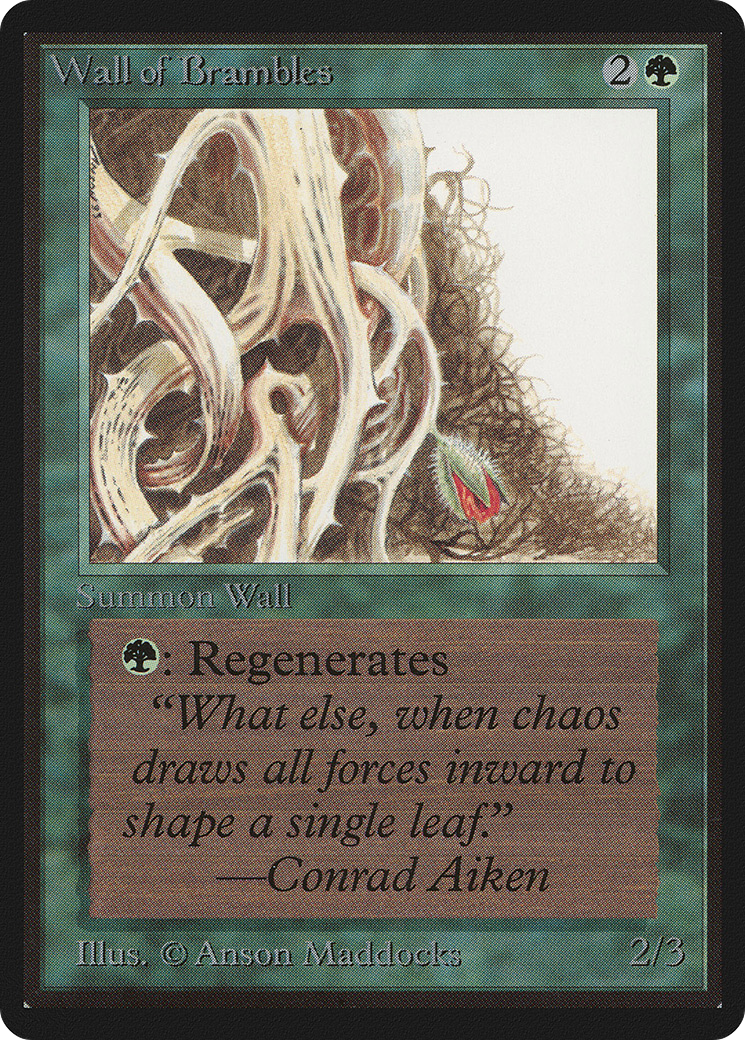 Image of Wall of Brambles (LEB-) - Limited Edition Beta