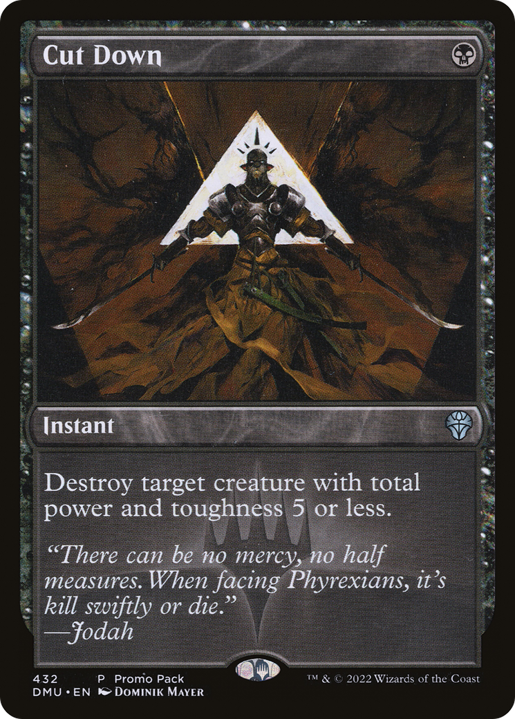 Image of Cut Down (PPDMU-432) - Dominaria United Foil