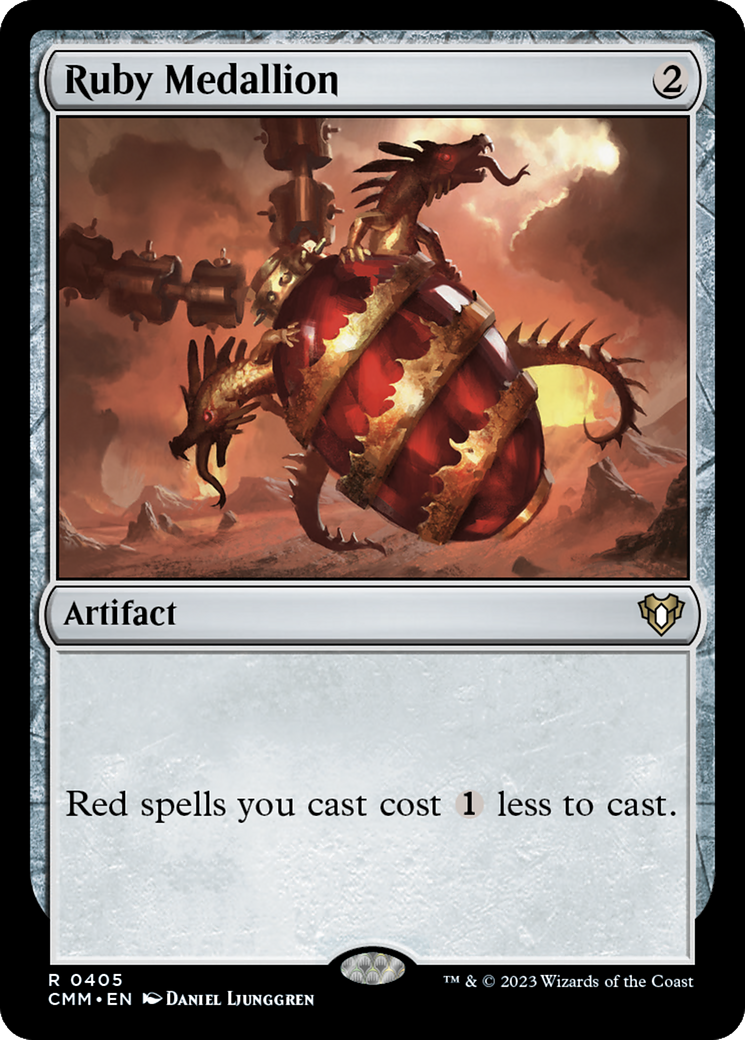 Image of Ruby Medallion (CMM-405) - Commander Masters Foil