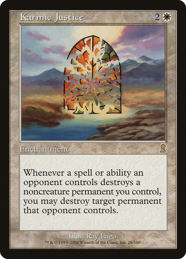 Image of Karmic Justice (ODY-026) - Odyssey