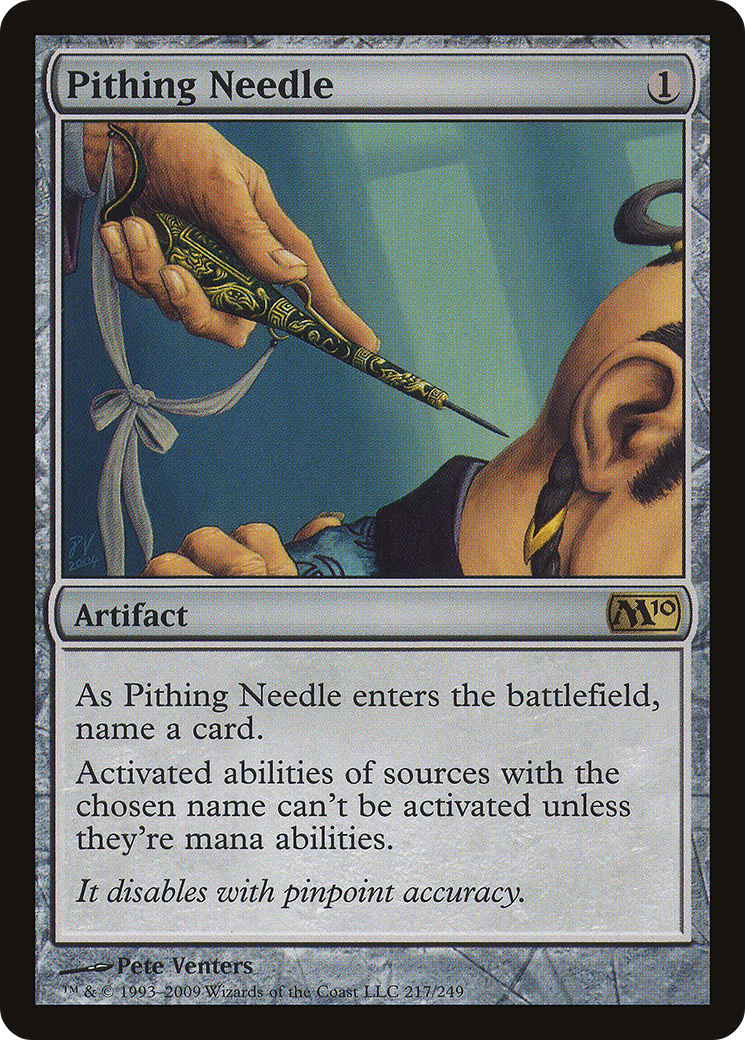 Image of Pithing Needle (M10-217) - Magic 2010 Foil