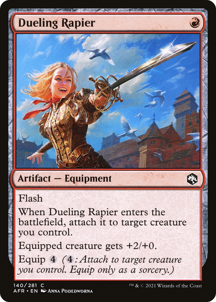 Image of Dueling Rapier (AFR-140) - Adventures in the Forgotten Realms Foil