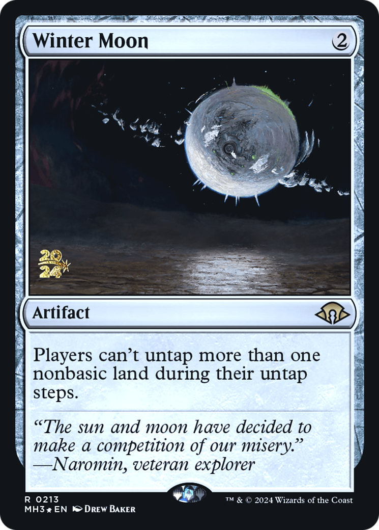Image of Winter Moon (PRE-213) - Modern Horizons 3 Promos Foil