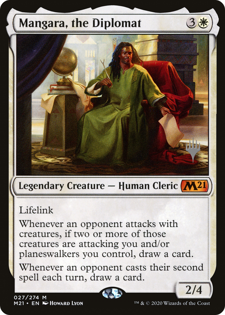Image of Mangara, the Diplomat (PPM21-027) - Core Set 2021 Promos Foil