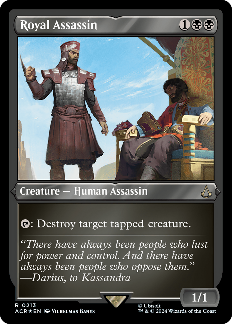 Image of Royal Assassin (ACR-213) - Assassin's Creed Etched Foil