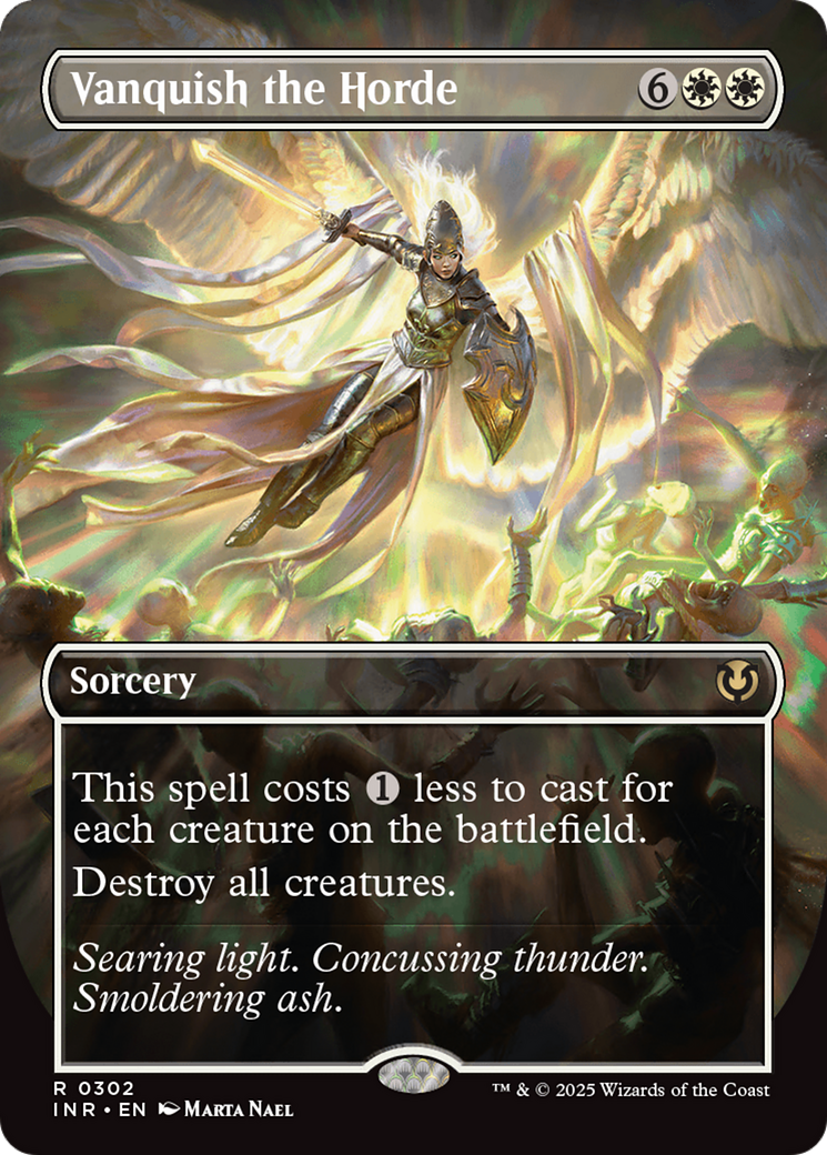 Image of Vanquish the Horde (Borderless) (INR-302) - Innistrad Remastered (Borderless)