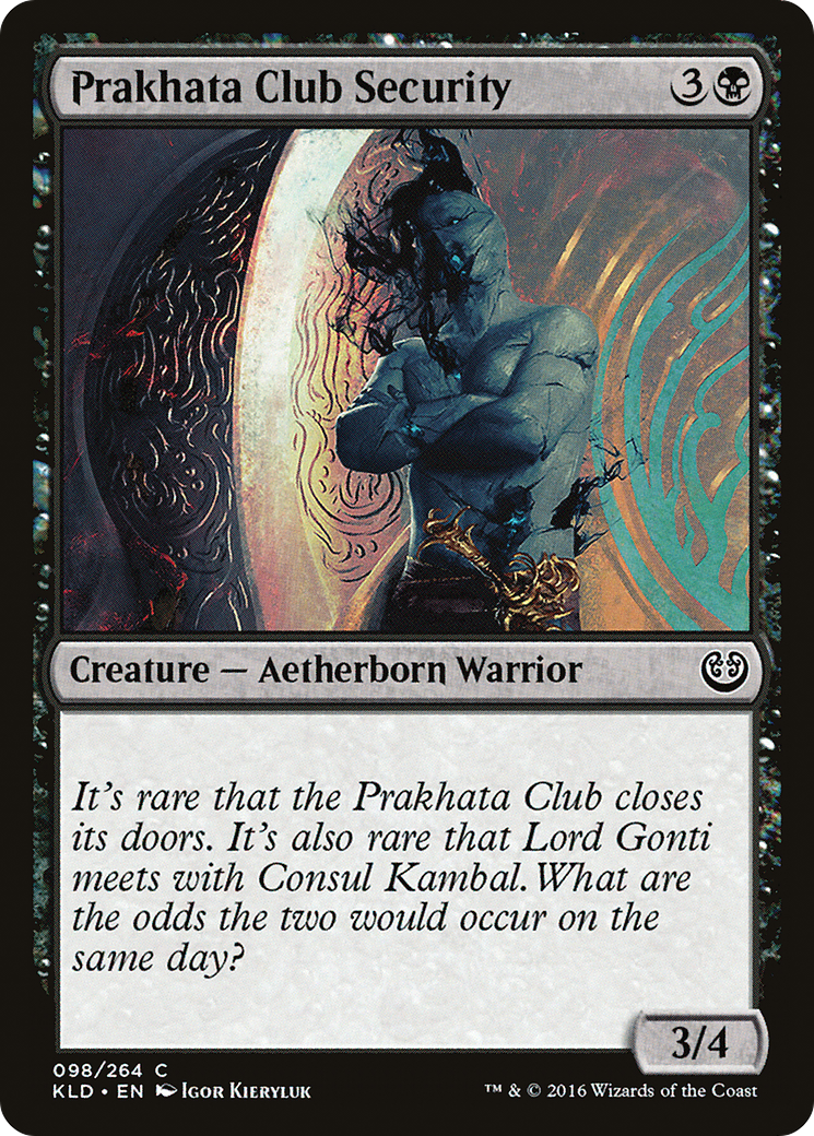 Image of Prakhata Club Security (KLD-098) - Kaladesh