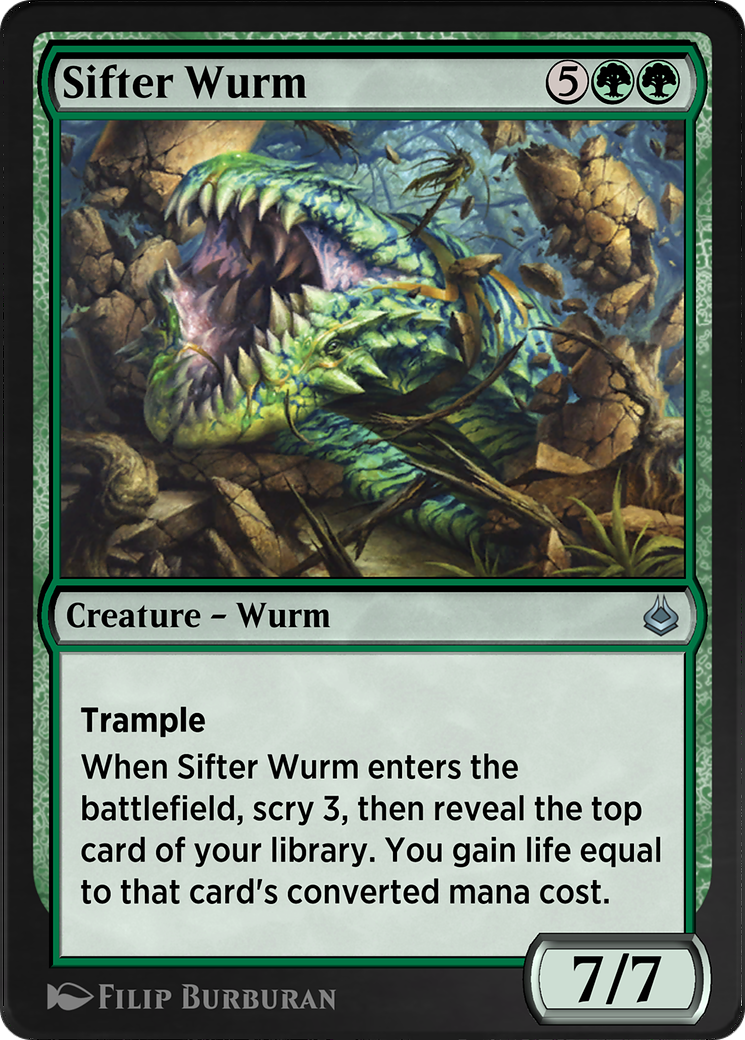 Image of Sifter Wurm (AKR-219) - Amonkhet Remastered