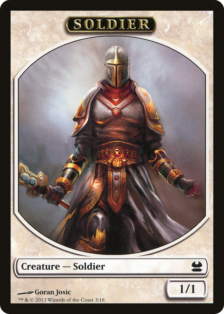Image of Soldier Token (MMA-003) - Modern Masters Tokens