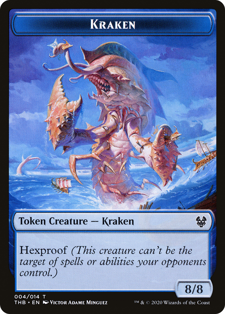 Image of Kraken Token (THB-004) - Theros Beyond Death Tokens