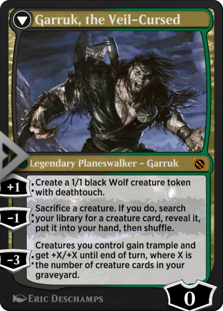 Image of Garruk Relentless // Garruk, the Veil-Cursed (SIS-049) - Shadows of the Past