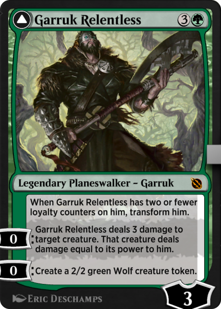Image of Garruk Relentless // Garruk, the Veil-Cursed (SIS-049) - Shadows of the Past