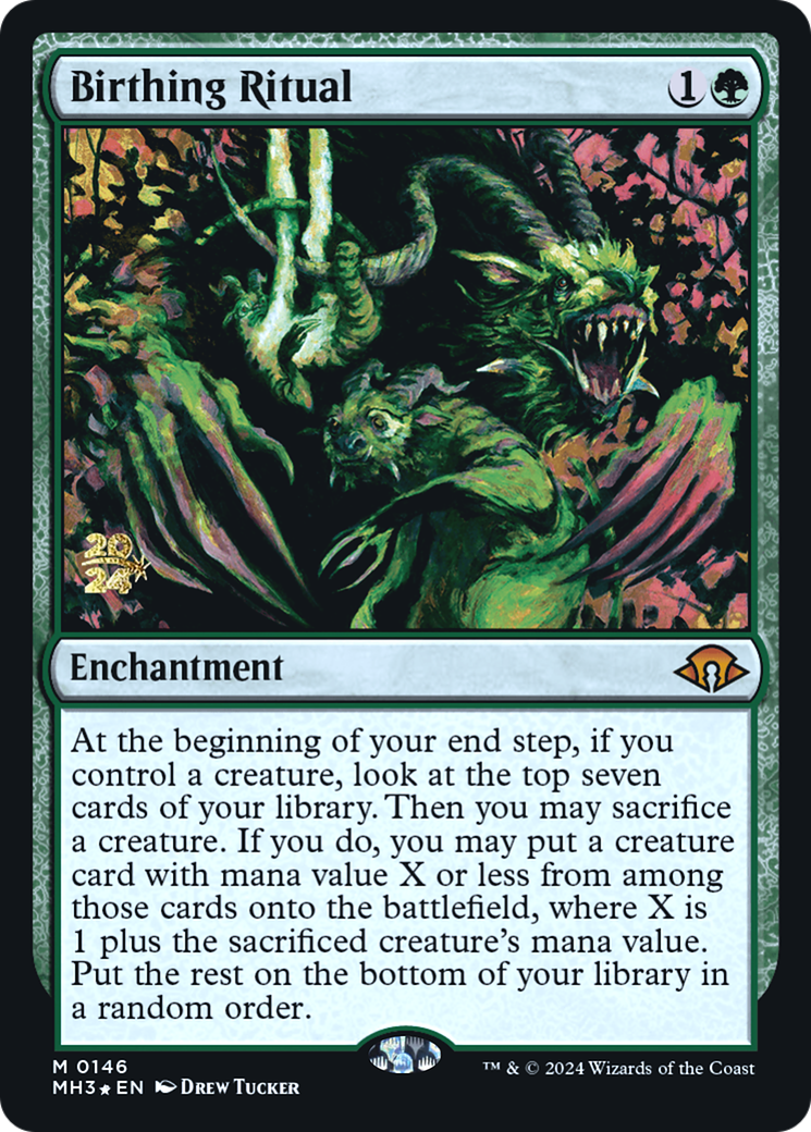 Image of Birthing Ritual (PRE-146) - Modern Horizons 3 Promos Foil