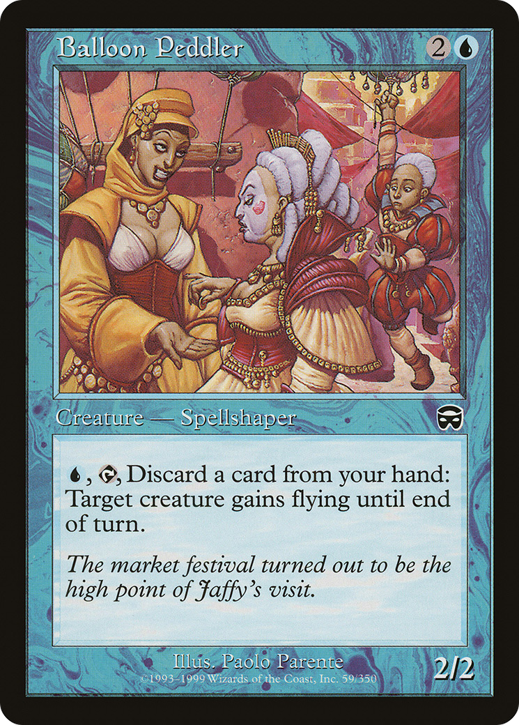 Image of Balloon Peddler (MMQ-059) - Mercadian Masques