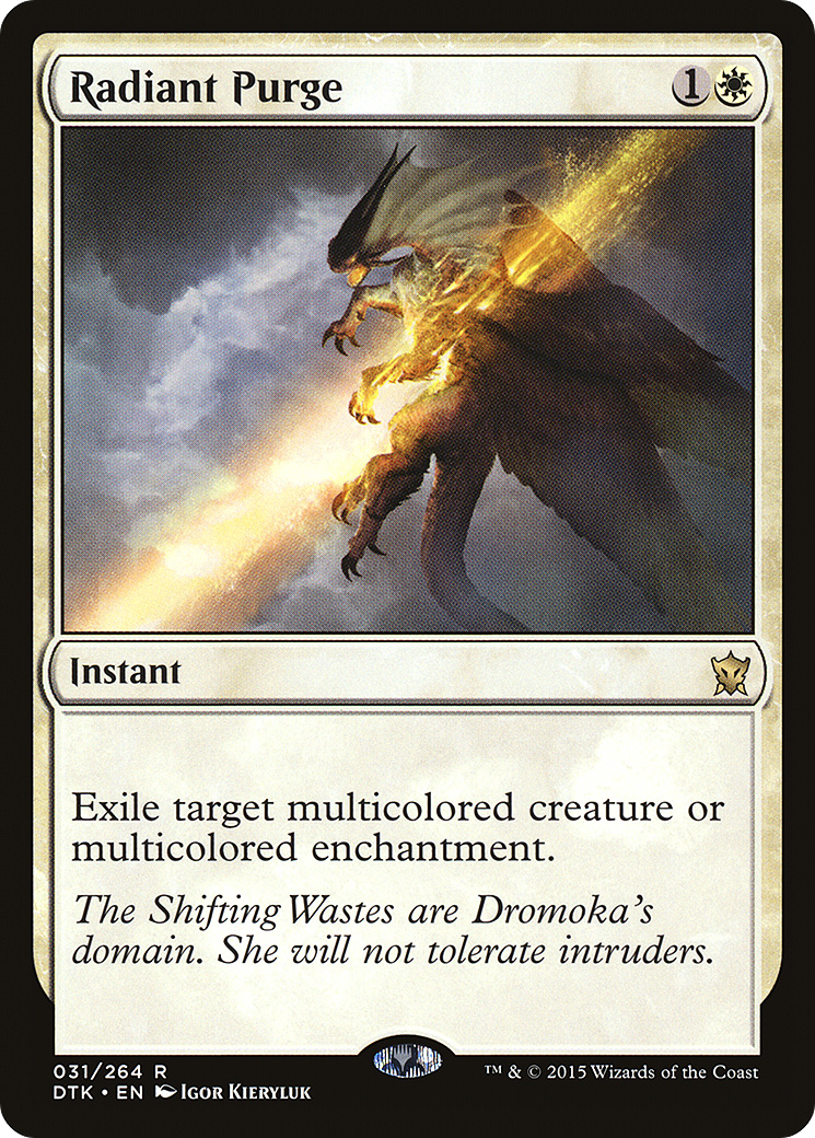 Image of Radiant Purge (DTK-031) - Dragons of Tarkir Foil