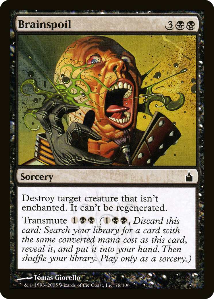 Image of Brainspoil (RAV-078) - Ravnica: City of Guilds Foil