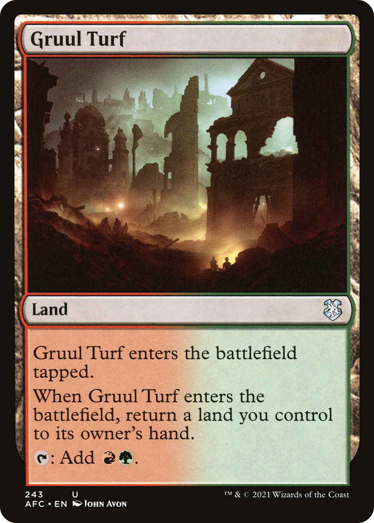 Image of Gruul Turf (AFC-243) - Forgotten Realms Commander