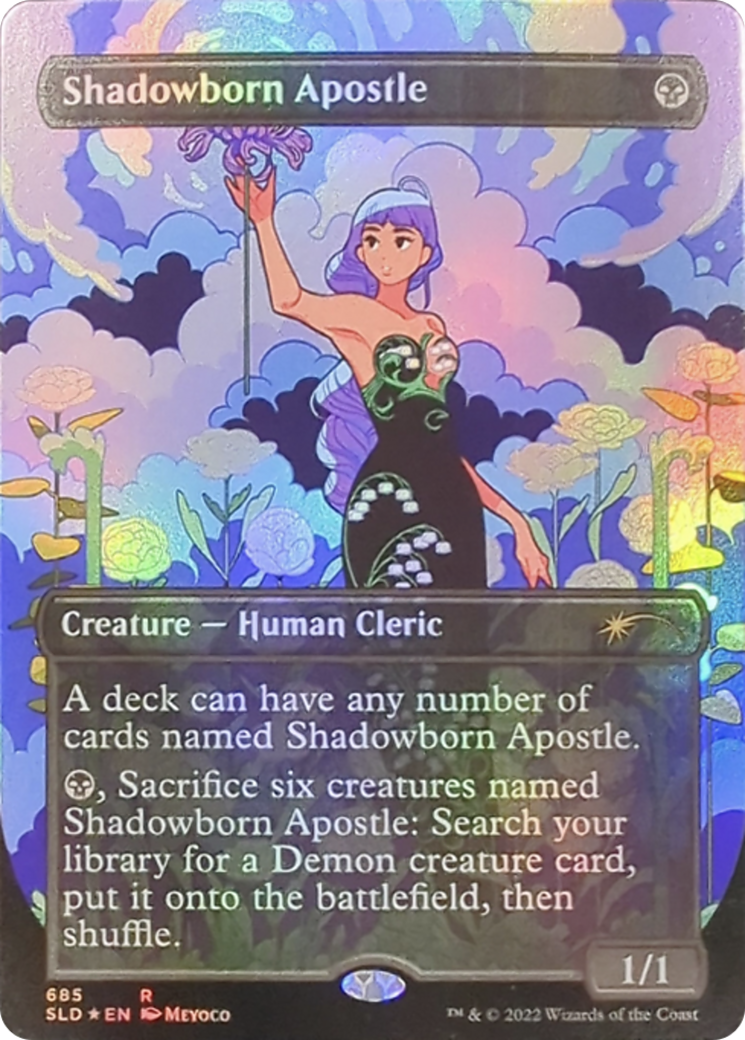Image of Shadowborn Apostle (685) (SLD-685) - Secret Lair Drop (Borderless) Foil
