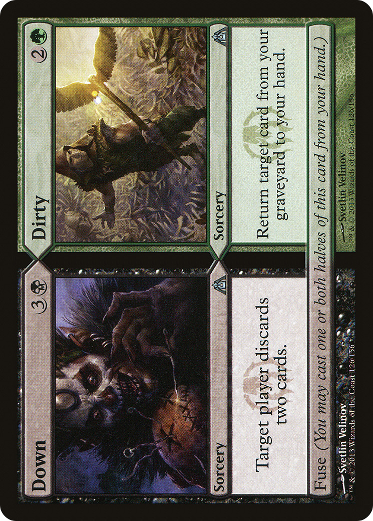 Image of Down // Dirty (DGM-126) - Dragon's Maze Foil