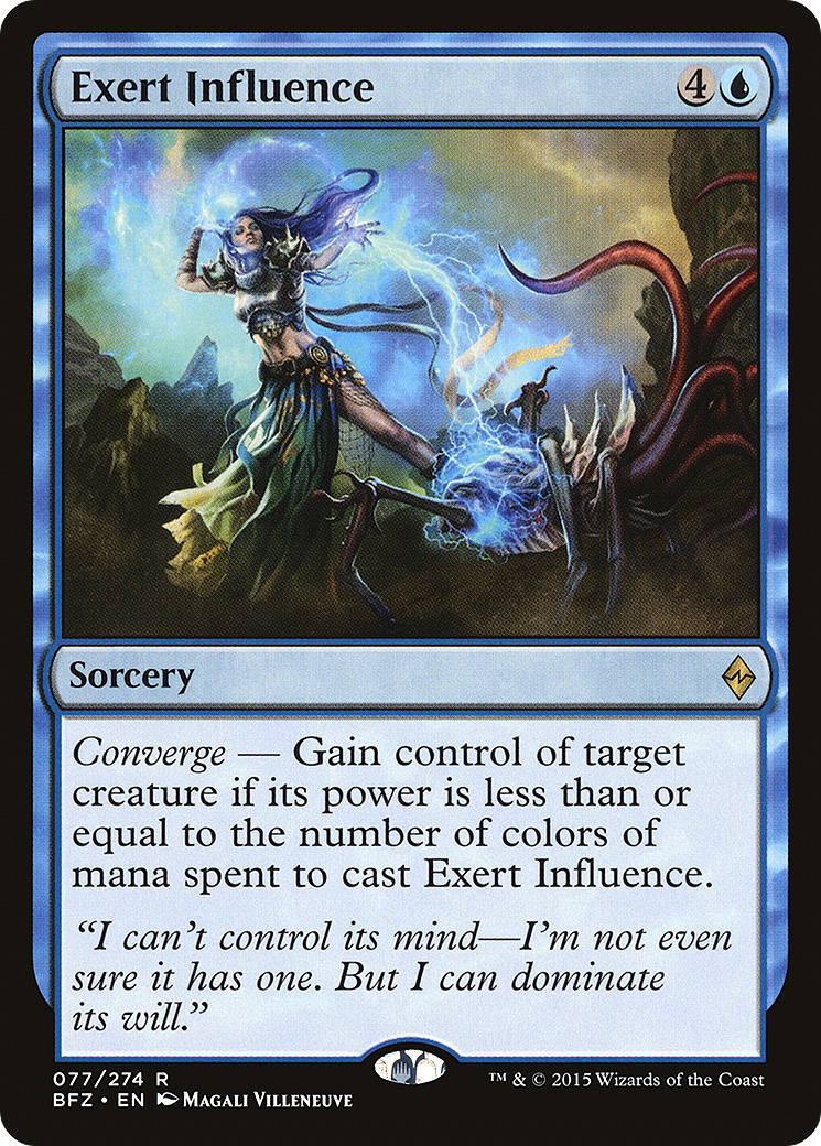 Image of Exert Influence (BFZ-077) - Battle for Zendikar Foil
