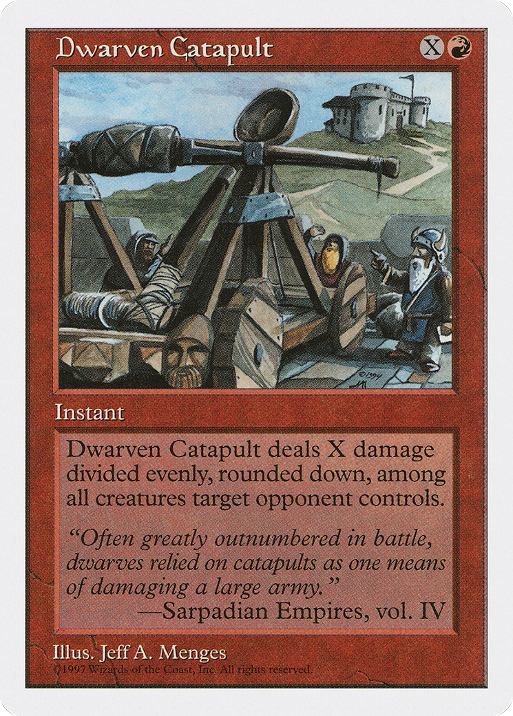 Image of Dwarven Catapult (5ED-) - Fifth Edition