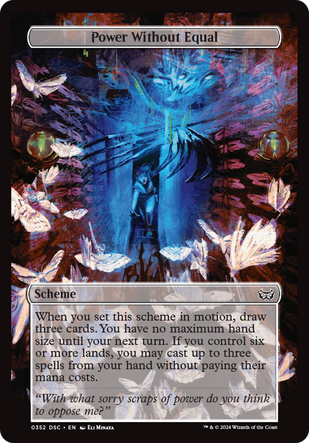 Image of Power Without Equal (Full Art) (A:DSC-352) - Duskmourn: House of Horror Commander