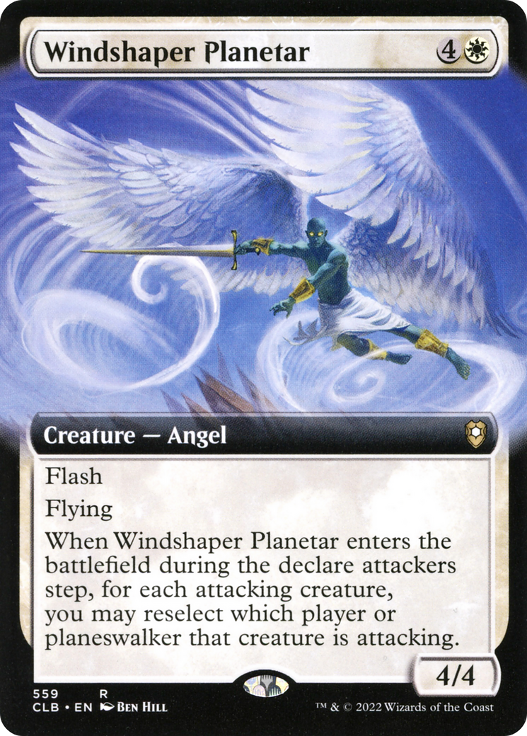 Image of Windshaper Planetar (Extended Art) (CLB-559) - Commander Legends: Battle for Baldur's Gate: (Extended Art)