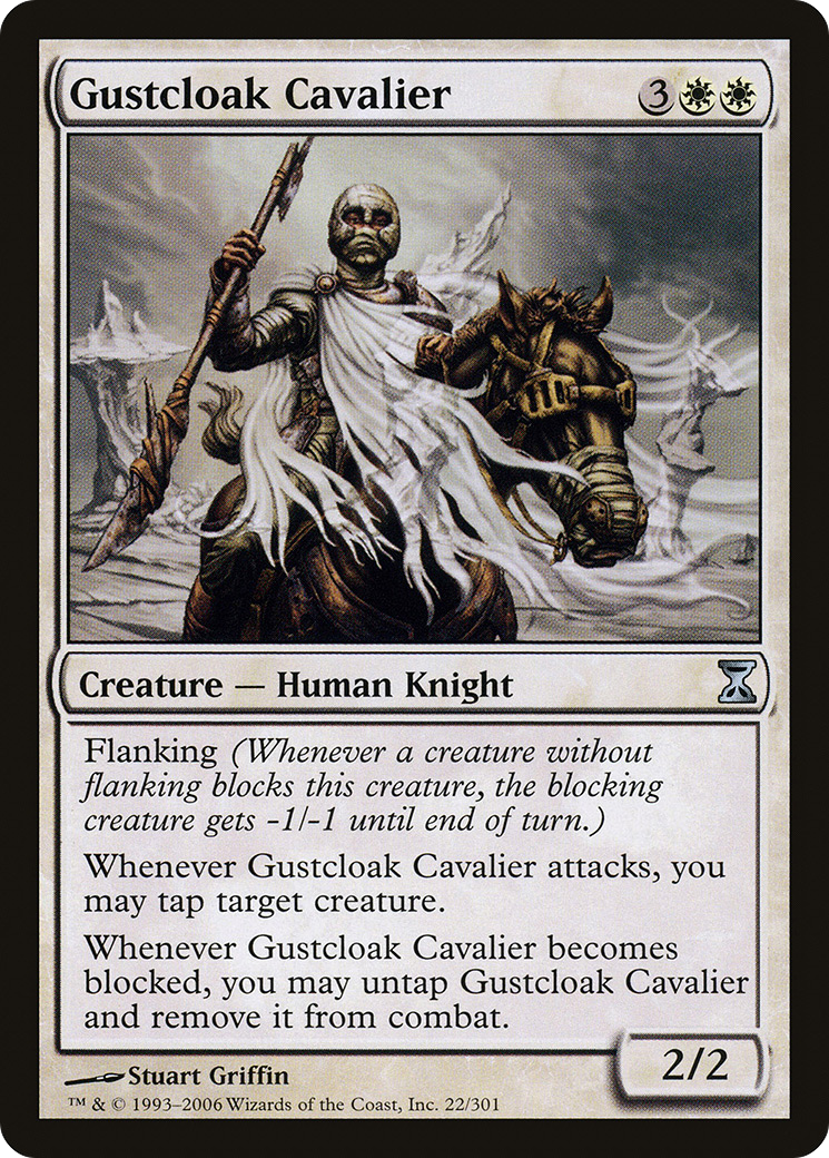 Image of Gustcloak Cavalier (TSP-022) - Time Spiral Foil