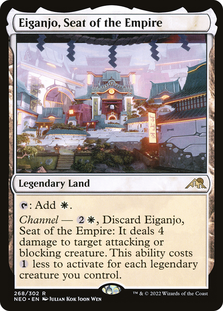 Image of Eiganjo, Seat of the Empire (NEO-268) - Kamigawa: Neon Dynasty