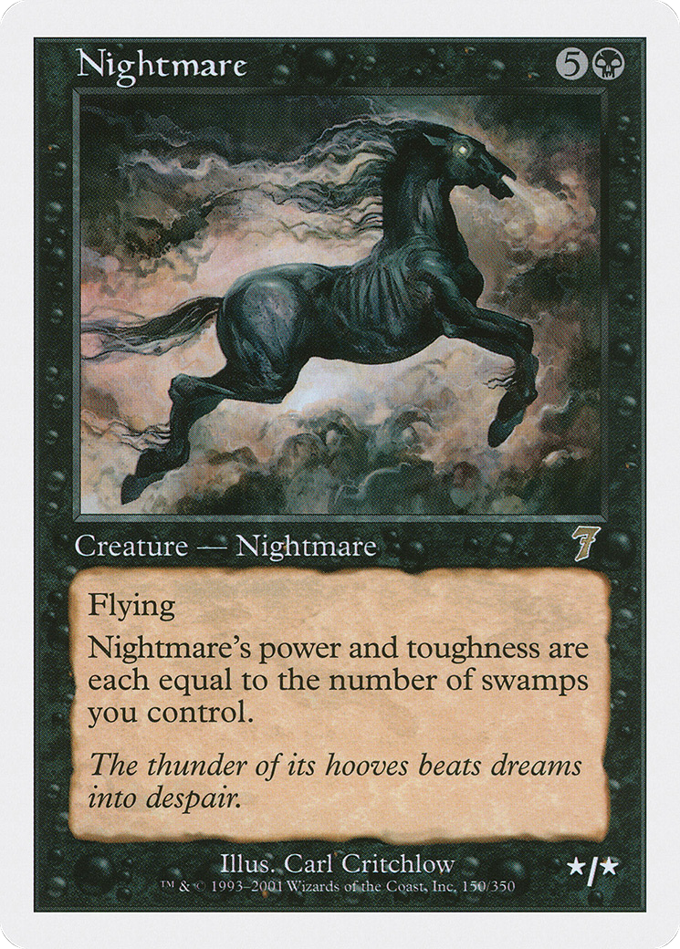 Image of Nightmare (7ED-150) - 7th Edition Foil