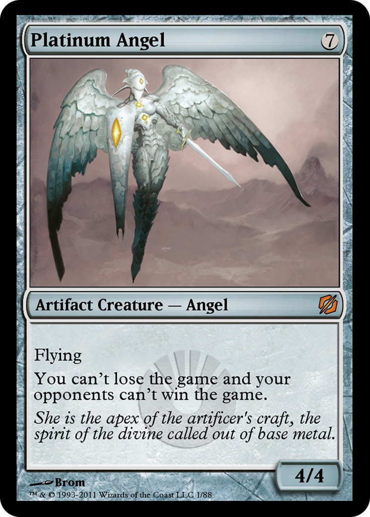 Image of Platinum Angel (TD2-001) - Duel Decks: Mirrodin Pure vs. New Phyrexia