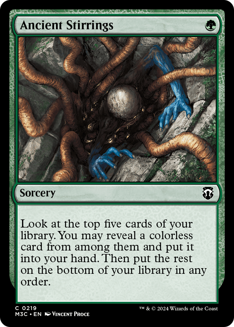 Image of Ancient Stirrings (M3C-219) - Modern Horizons 3 Commander