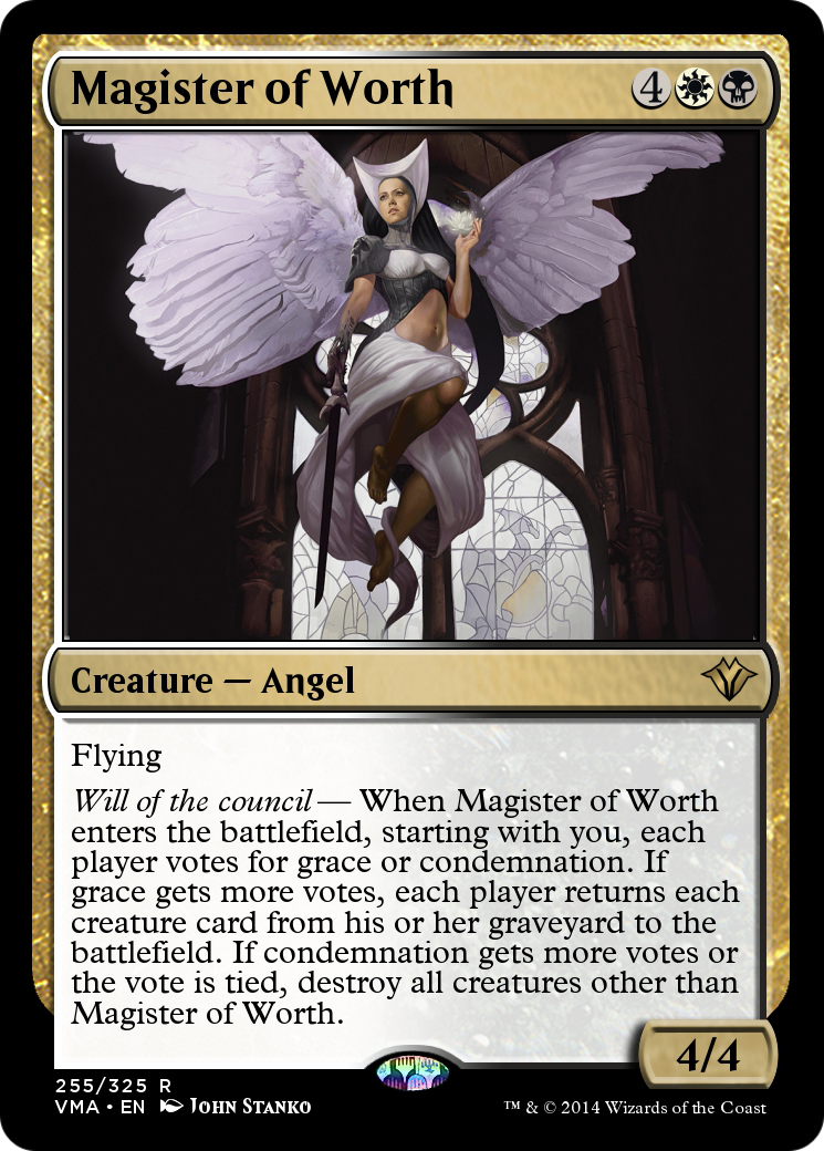 Image of Magister of Worth (VMA-255) - Vintage Masters Foil