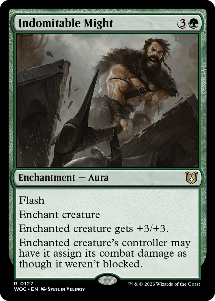 Image of Indomitable Might (WOC-127) - Wilds of Eldraine Commander