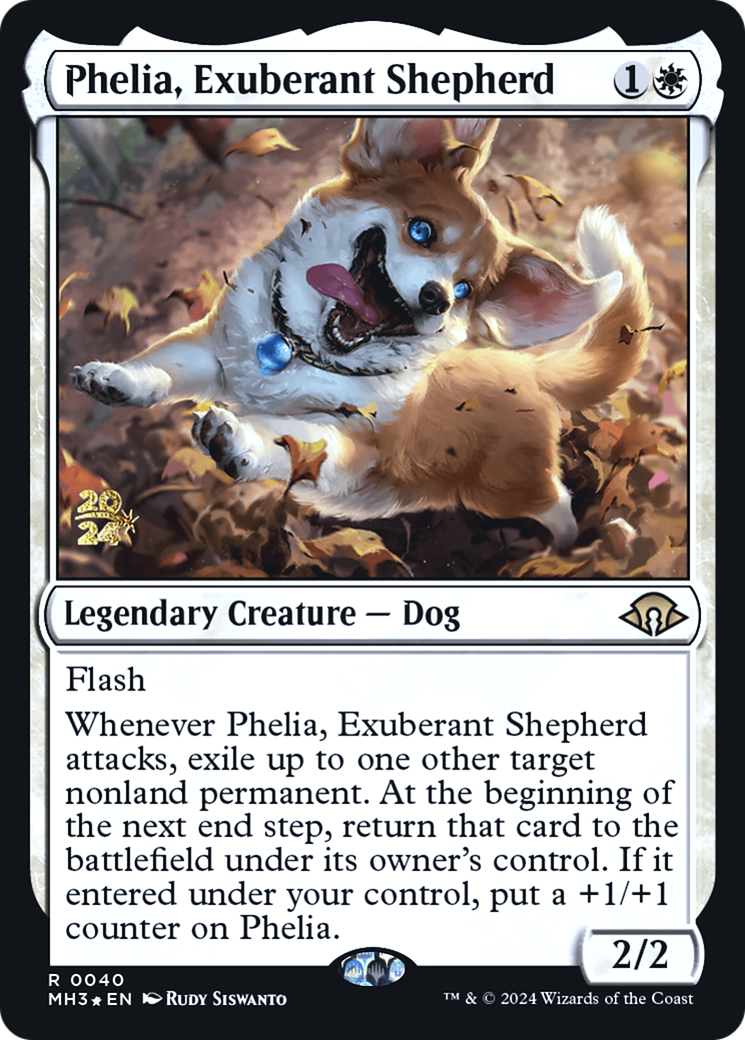Image of Phelia, Exuberant Shepherd (PRE-040) - Modern Horizons 3 Promos Foil