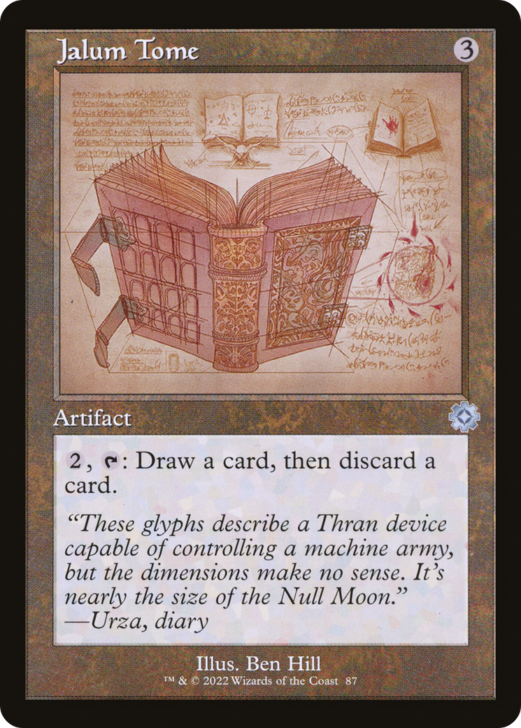 Image of Jalum Tome (Schematic) (BRR-087) - The Brothers' War Retro Artifacts