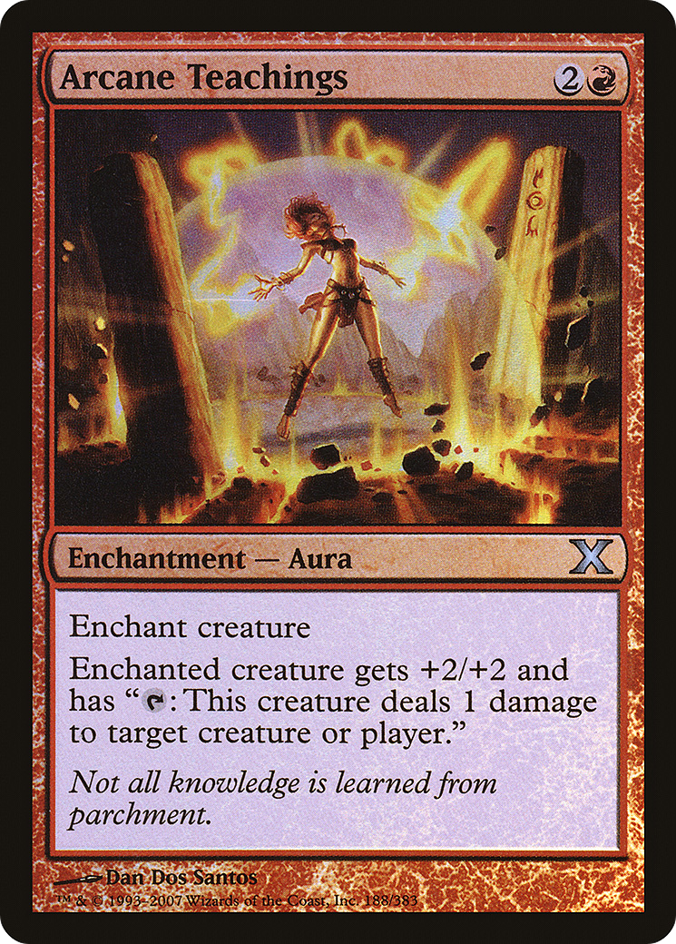 Image of Arcane Teachings (10E-188★) - Tenth Edition Foil