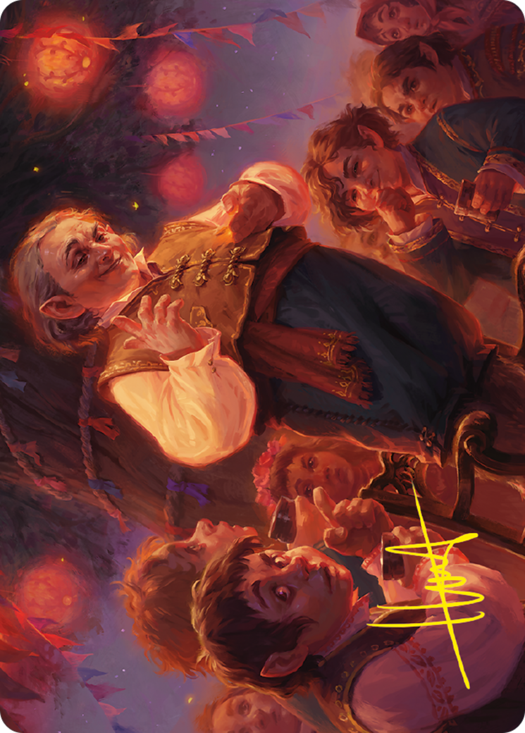 Image of Bilbo, Retired Burglar // Bilbo, Retired Burglar (ALTR-014) - Tales of Middle-earth Art Series (Borderless) Foil