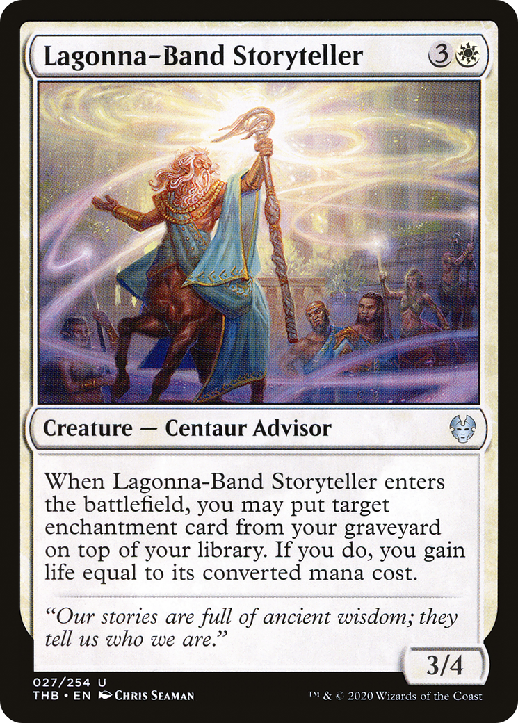 Image of Lagonna-Band Storyteller (THB-027) - Theros Beyond Death Foil