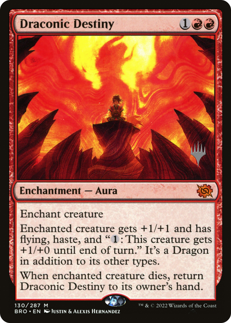 Image of Draconic Destiny (PPBRO-130) - The Brothers' War Promos